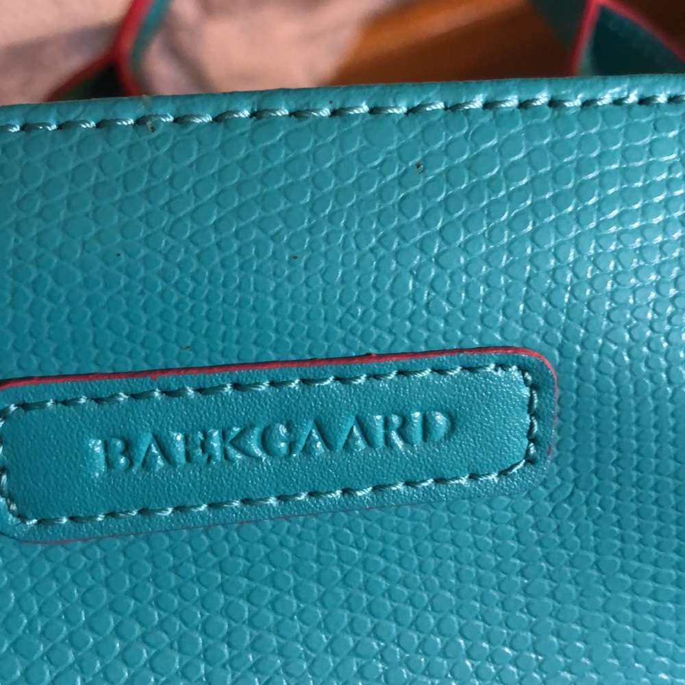 Baekgaard Turquoise Blue Mini Purse - image 4